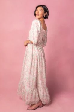 Nora Dress In Spring Watercolor 17 Nora Dress In Spring Watercolor -Fashion Clothing Store NoraWatercolor Studio Easter24 06 483177