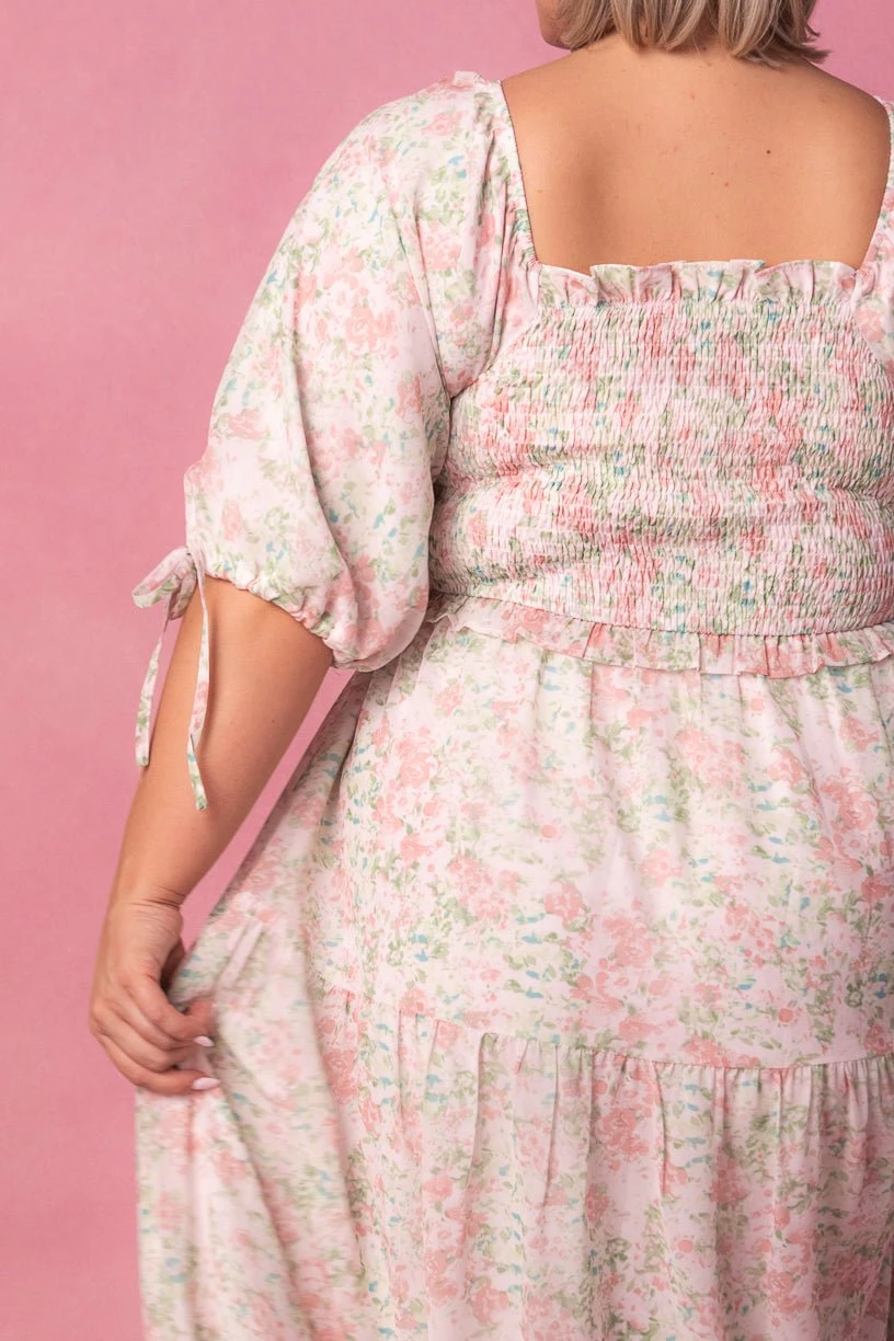 Nora Dress In Spring Watercolor 10 Nora Dress In Spring Watercolor - Image 10