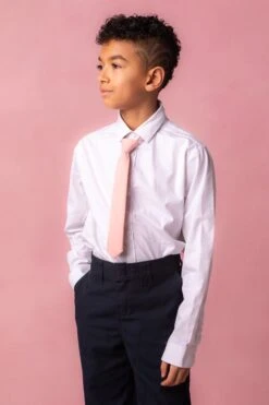 Boys Max Tie In Spring Pink -Fashion Clothing Store PinkTie Studio Easter24 1 985065