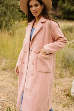Polly Coat In Pink - FINAL SALE 25 Polly Coat In Pink - FINAL SALE -Fashion Clothing Store PollyCoat ConradRanch F23 06 149422