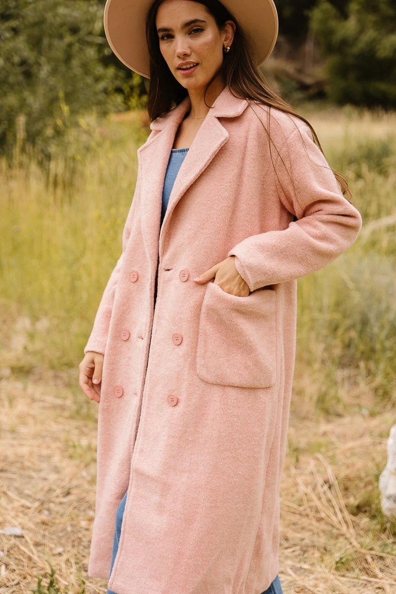 Polly Coat In Pink - FINAL SALE 11 Polly Coat In Pink - FINAL SALE - Image 11