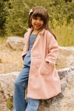 Mini Polly Coat In Pink - FINAL SALE -Fashion Clothing Store PollyCoat ConradRanch F23 1 2