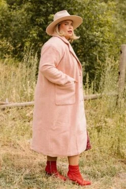 Polly Coat In Pink - FINAL SALE 28 Polly Coat In Pink - FINAL SALE -Fashion Clothing Store PollyCoat ConradRanch F23 4 883271