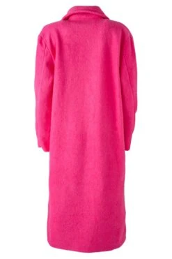 Polly Coat In Hot Pink -Fashion Clothing Store PollyCoat back 108154