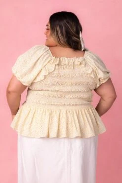 Rae Top In Yellow -Fashion Clothing Store RaeTopYellow Studio Spring1 5 735949