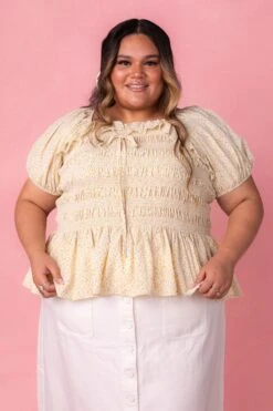 Rae Top In Yellow -Fashion Clothing Store RaeTopYellow Studio Spring1 6 910450