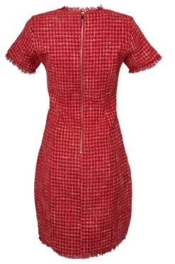 Reese Dress In Red - FINAL SALE -Fashion Clothing Store RedReeseTweedDress backcopy 8dd7b727 caa8 411e bcac 1c45b8c92c59 992101