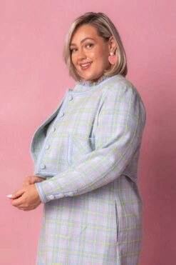 Reese Jacket In Periwinkle Blue -Fashion Clothing Store Reese Studio Easter24 7 963443