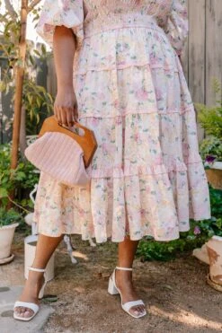 Roselyn Dress In Pastel Floral -Fashion Clothing Store Roselyn CAgradens Easter24 404645