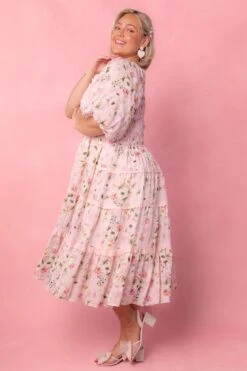 Roselyn Dress In Pink -Fashion Clothing Store RoselynPinkStudio 2