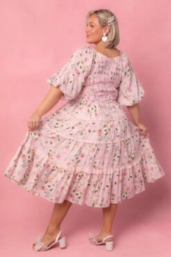 Roselyn Dress In Pink -Fashion Clothing Store RoselynPinkStudio 3 196655