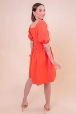 Sage Dress In Coral - FINAL SALE -Fashion Clothing Store SageinCoral Studio SS23 13 120430