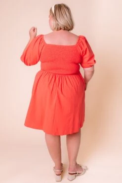 Sage Dress In Coral - FINAL SALE -Fashion Clothing Store SageinCoral Studio SS23 16 344567
