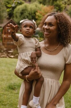 Baby Sienna Romper In Cream - FINAL SALE -Fashion Clothing Store SiennaCream ConradRanch F23 02 182316