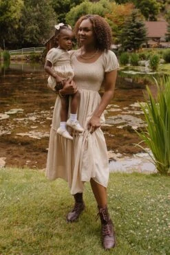 Baby Sienna Romper In Cream - FINAL SALE -Fashion Clothing Store SiennaCream ConradRanch F23 04 475107