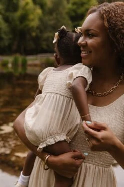 Baby Sienna Romper In Cream - FINAL SALE -Fashion Clothing Store SiennaCream ConradRanch F23 06 468896