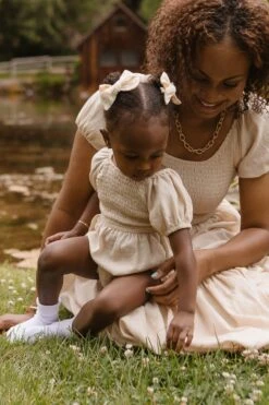 Baby Sienna Romper In Cream - FINAL SALE -Fashion Clothing Store SiennaCream ConradRanch F23 10 442556