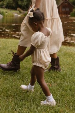 Baby Sienna Romper In Cream - FINAL SALE -Fashion Clothing Store SiennaCream ConradRanch F23 16 940252