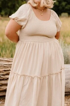 Sienna Dress In Cream - FINAL SALE -Fashion Clothing Store SiennaCream ConradRanch F23 20