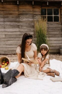 Mini Sienna Dress In Cream - FINAL SALE -Fashion Clothing Store SiennaCream ConradRanch F23 24