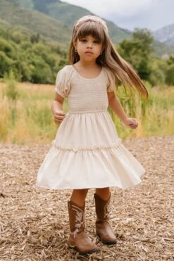 Mini Sienna Dress In Cream - FINAL SALE -Fashion Clothing Store SiennaCream ConradRanch F23 33