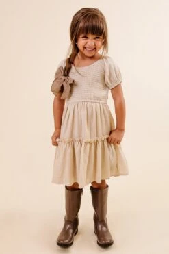 Mini Sienna Dress In Cream - FINAL SALE -Fashion Clothing Store SiennaCream Studio F23 05 544490