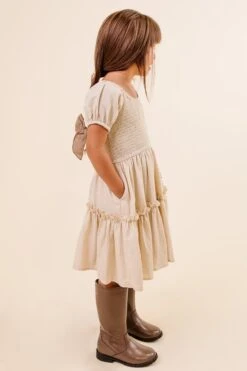 Mini Sienna Dress In Cream - FINAL SALE -Fashion Clothing Store SiennaCream Studio F23 06 676695