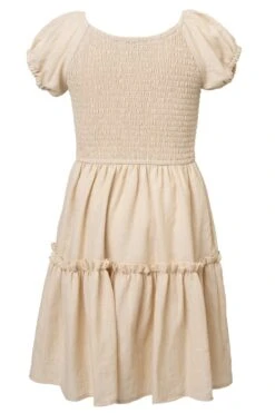 Mini Sienna Dress In Cream - FINAL SALE -Fashion Clothing Store SiennaCreamMiniback 454572