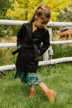 Mini Sloane Coat In Black - FINAL SALE 20 Mini Sloane Coat In Black - FINAL SALE -Fashion Clothing Store SloaneBlack QuietMeadows F23 12 631358