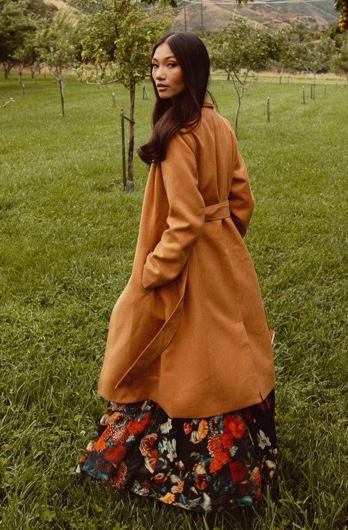 Sloane Coat In Camel - FINAL SALE 4 Sloane Coat In Camel - FINAL SALE - Image 4