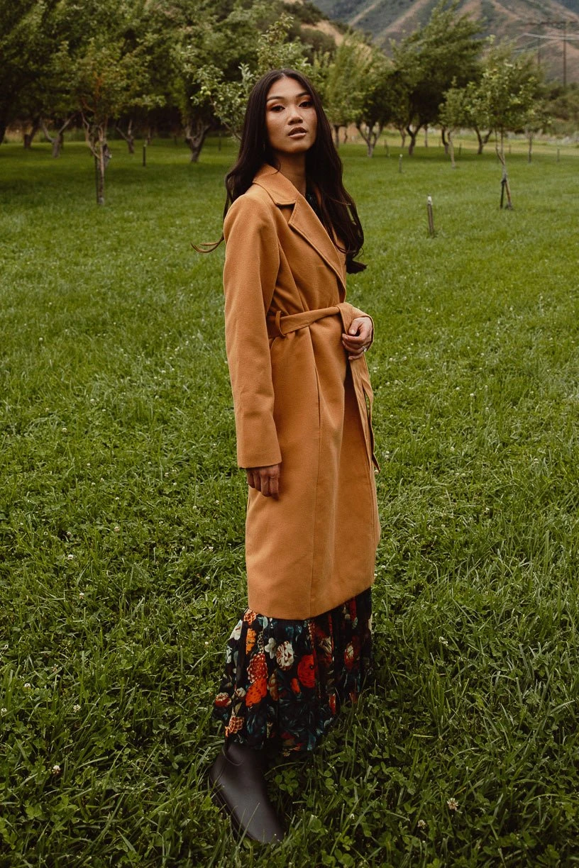 Sloane Coat In Camel - FINAL SALE 6 Sloane Coat In Camel - FINAL SALE - Image 6