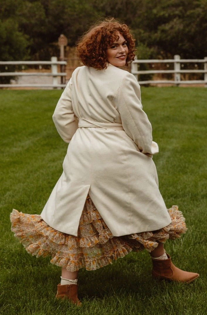 Sloane Coat In Cream - FINAL SALE 5 Sloane Coat In Cream - FINAL SALE - Image 5