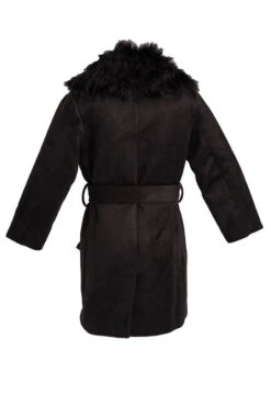 Mini Sloane Coat In Black - FINAL SALE 17 Mini Sloane Coat In Black - FINAL SALE -Fashion Clothing Store SloaneMini black back 540068