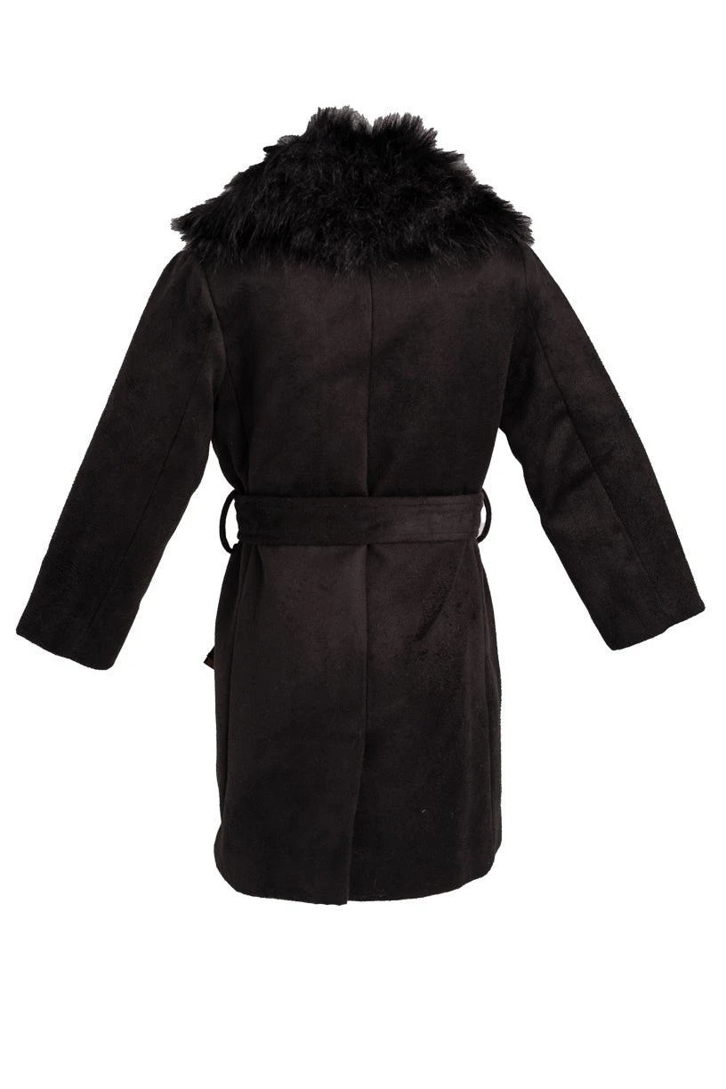 Mini Sloane Coat In Black - FINAL SALE 3 Mini Sloane Coat In Black - FINAL SALE - Image 3