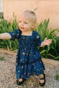 Baby Starry Nights Dress Set - FINAL SALE -Fashion Clothing Store Starry Nights 03 513030