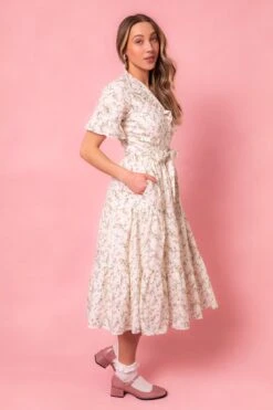 Sutton Dress Made With Liberty Fabric -Fashion Clothing Store SuttonDress Studio LibertyLondon24 08