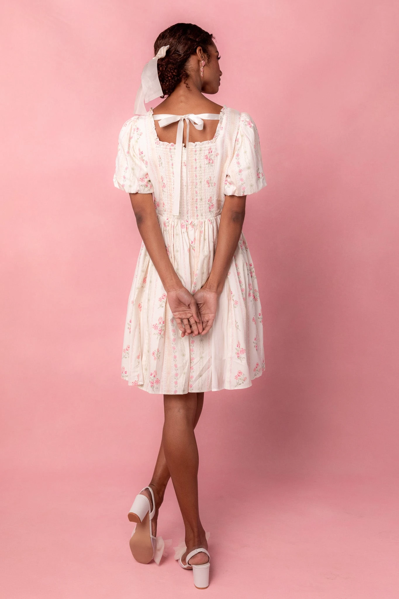 Flowers For All Dress In Vintage Floral 2 Flowers For All Dress In Vintage Floral - Image 2