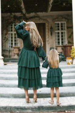 Mini Cosette Dress In Green - FINAL SALE -Fashion Clothing Store WEB COSETTEANDARABELLA ANIANDTASH 24 203862