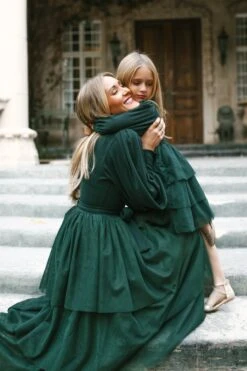 Mini Cosette Dress In Green - FINAL SALE -Fashion Clothing Store WEB COSETTEANDARABELLA ANIANDTASH 27 257588