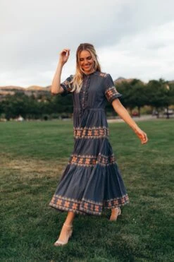 Capri Dress - FINAL SALE -Fashion Clothing Store WEB DUSTYBLUESANTORINI 2 343147