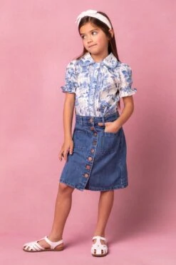 Mini Emma Denim Skirt -Fashion Clothing Store WEB EMMADENIM 6