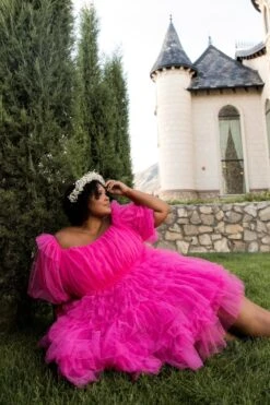 Pixie Dress In Hot Pink - FINAL SALE -Fashion Clothing Store WEB FAIRYTALEHERO 3 512691