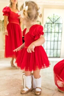 Baby Ballerina Dress Set In Red - FINAL SALE -Fashion Clothing Store WEB HOLIDAY1 ballerinared 4169 909239