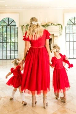 Baby Ballerina Dress Set In Red - FINAL SALE -Fashion Clothing Store WEB HOLIDAY1 ballerinared 4244 688549