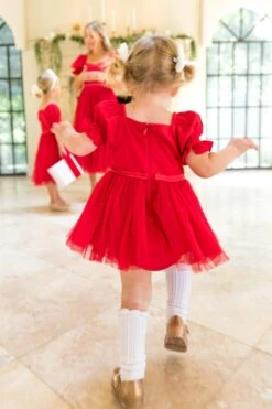 Baby Ballerina Dress Set In Red - FINAL SALE -Fashion Clothing Store WEB HOLIDAY1 ballerinared 4255 716595