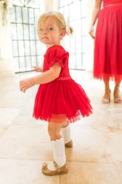Baby Ballerina Dress Set In Red - FINAL SALE -Fashion Clothing Store WEB HOLIDAY1 ballerinared 4286 451512