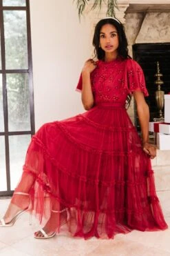 Anastasia Dress - FINAL SALE -Fashion Clothing Store WEB Holiday ch2 ANASTASIARED 4781 482771