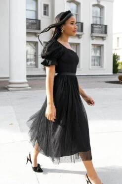 Ballerina Dress In Black 19 Ballerina Dress In Black -Fashion Clothing Store WEB IVY NOIRCOLLECTION3 108 576537