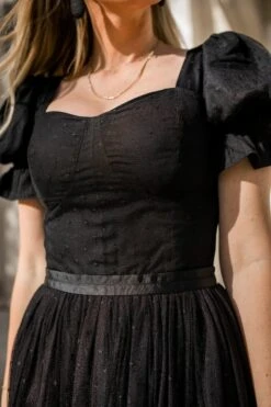 Ballerina Dress In Black 24 Ballerina Dress In Black -Fashion Clothing Store WEB IVY NOIRCOLLECTION3 60 295255