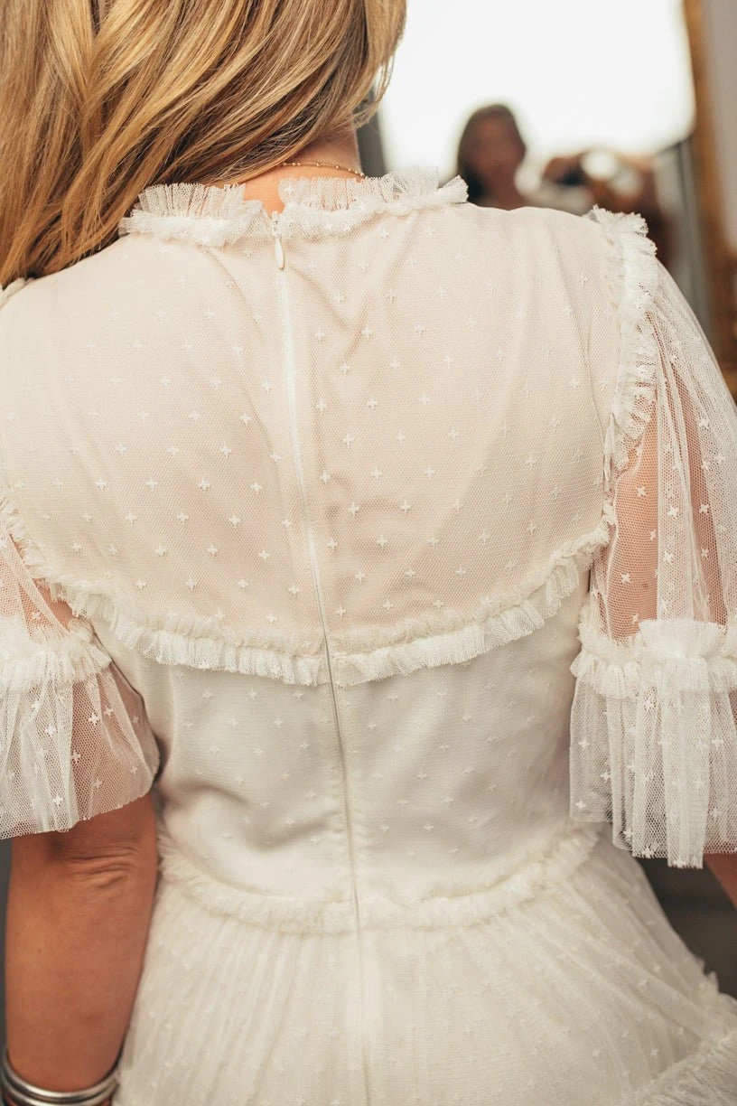 Whimsical Dress In White 6 Whimsical Dress In White - Image 6